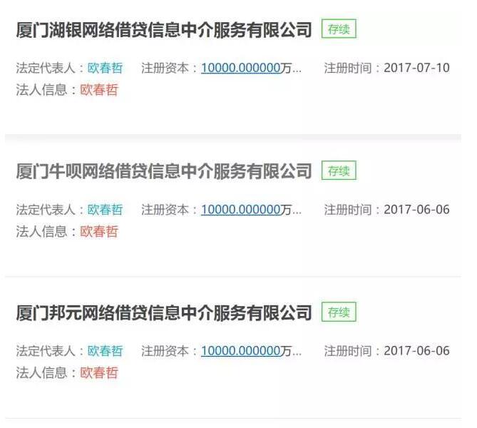 太任性！他在上海一口气注册12家网贷公司